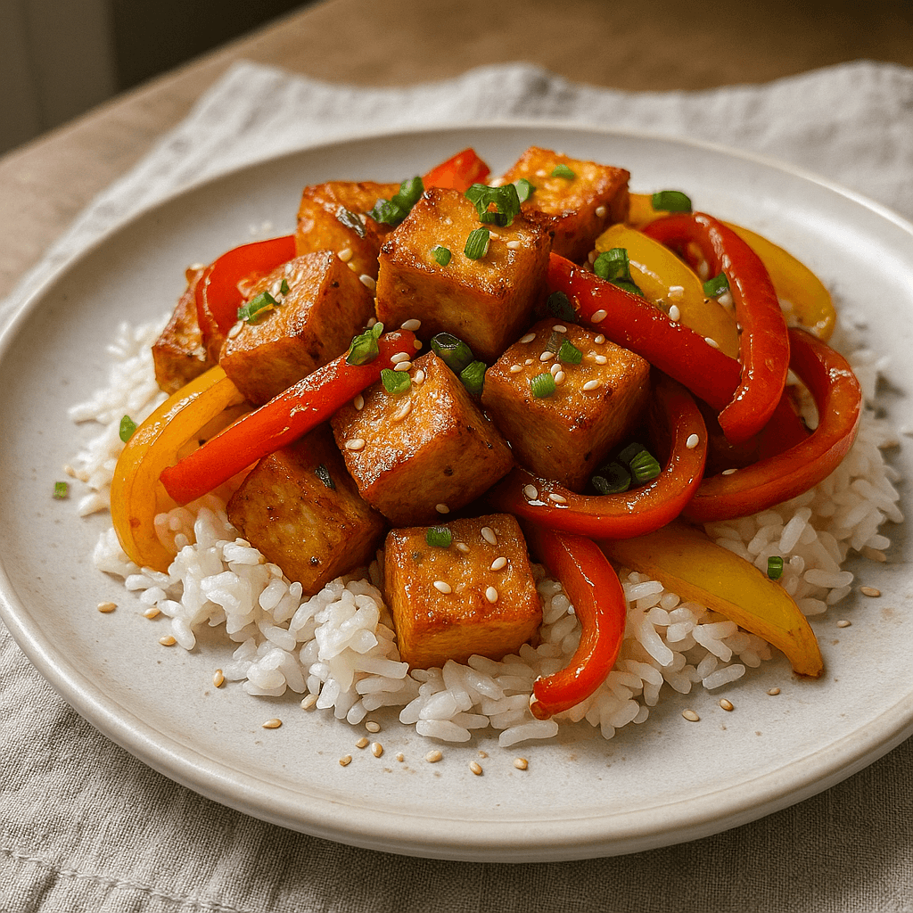 Meal-Prep Tofu & Bell Pepper Stir-Fry