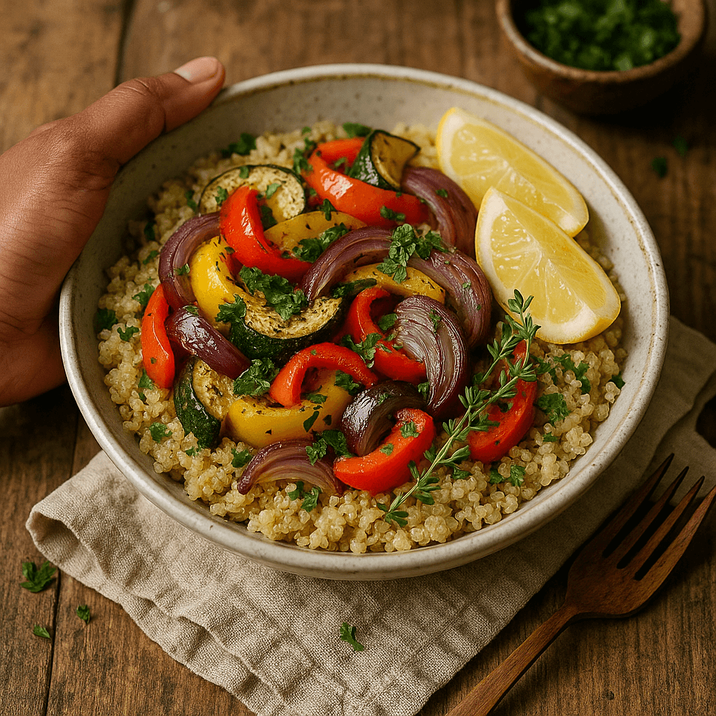 High-Protein Mediterranean Dinner Bowl 23