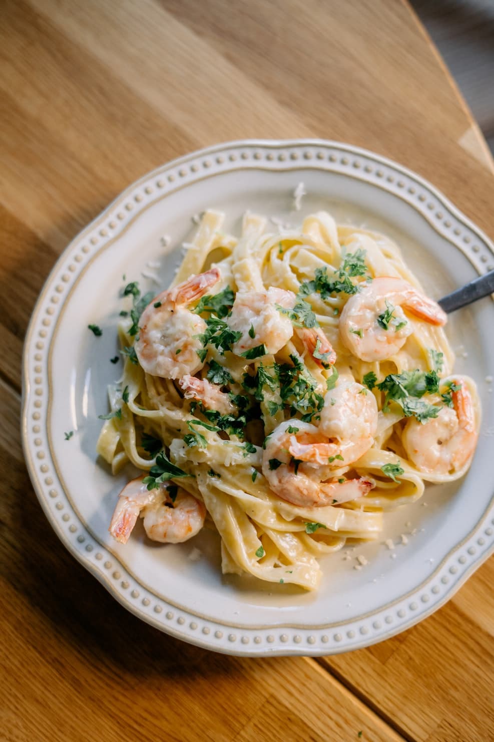 Garlic Shrimp Pasta