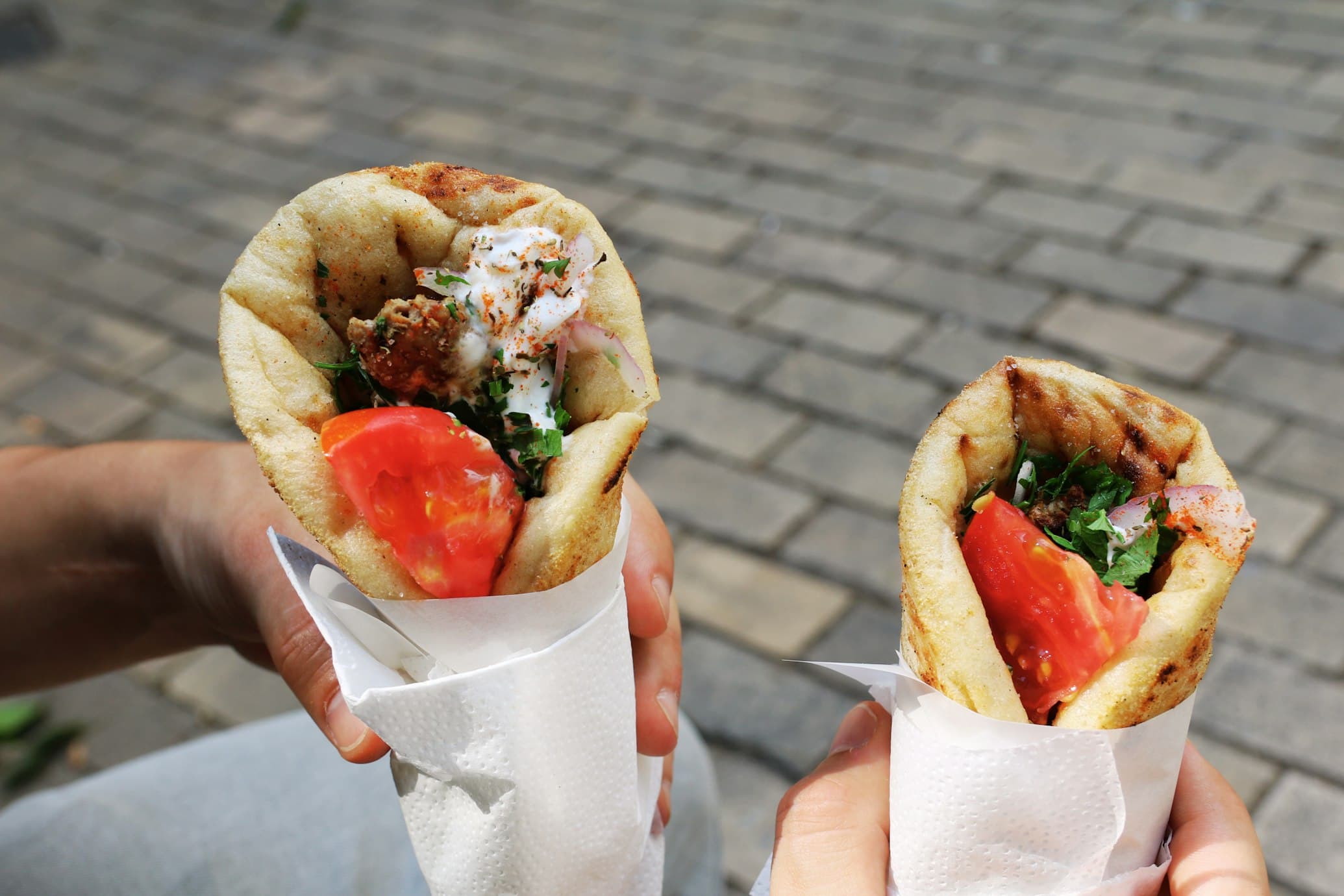 Chicken Souvlaki Pitas