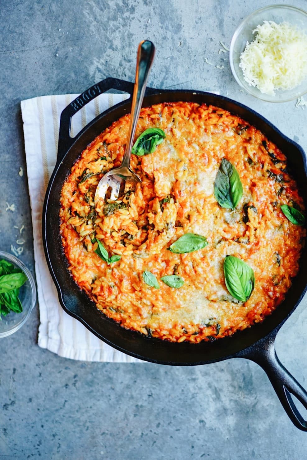 Caprese Chicken Orzo
