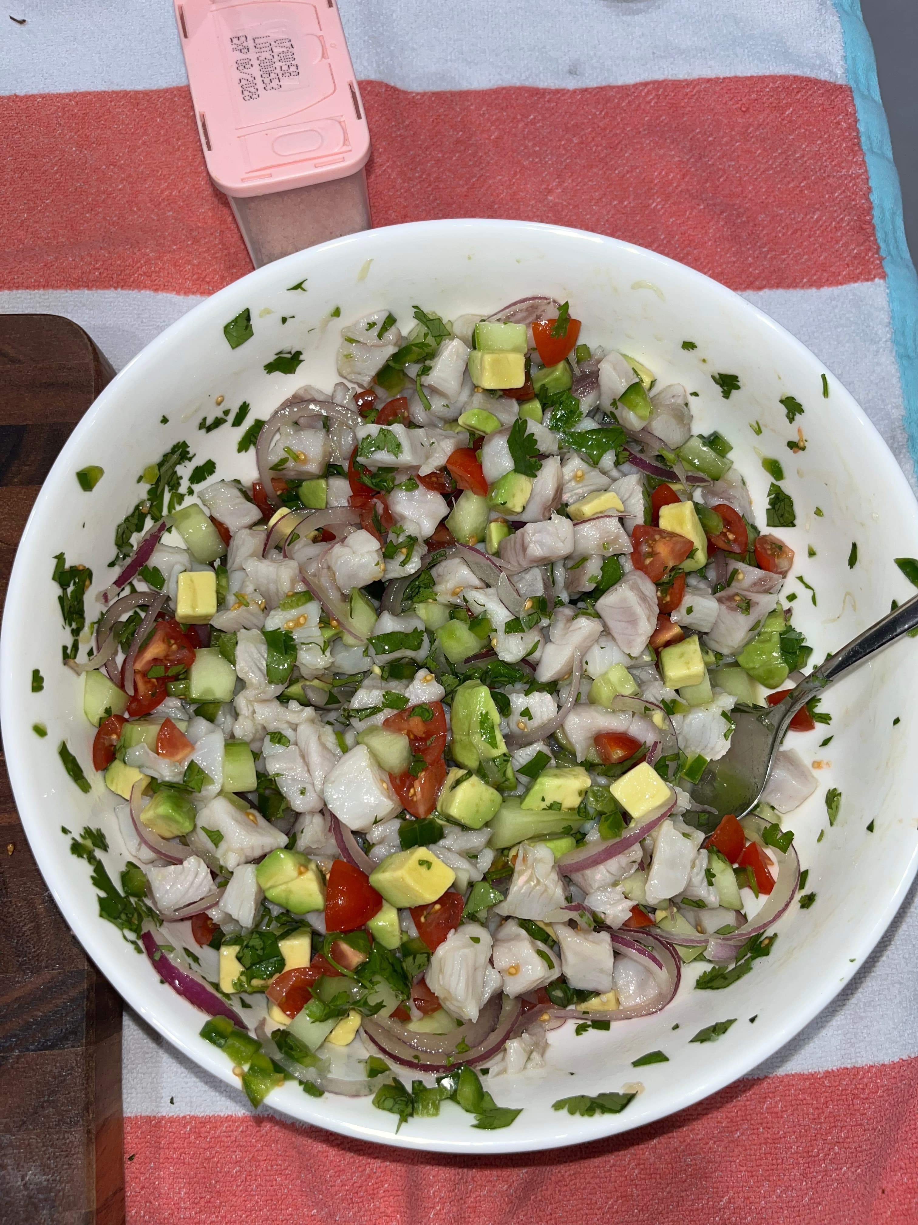 Fresh White Fish Ceviche