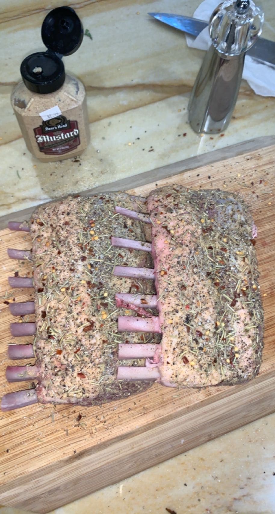 Herb-Crusted Rack of Lamb